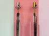 Pair of MCM Lucite Lamps