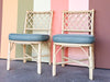 Set of Five Ficks Reed Rattan Dining Chairs