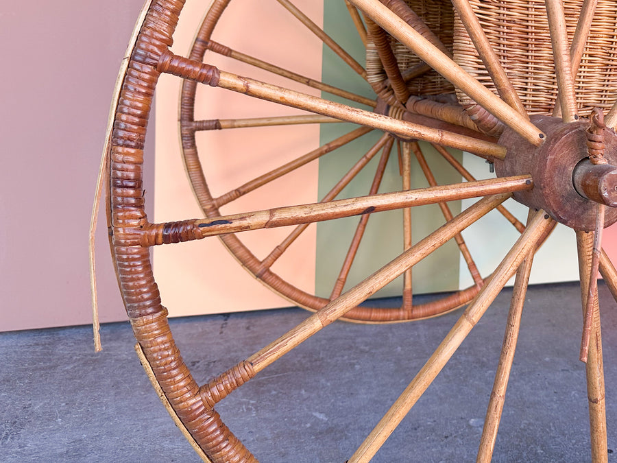 Santa's Rattan Sleigh