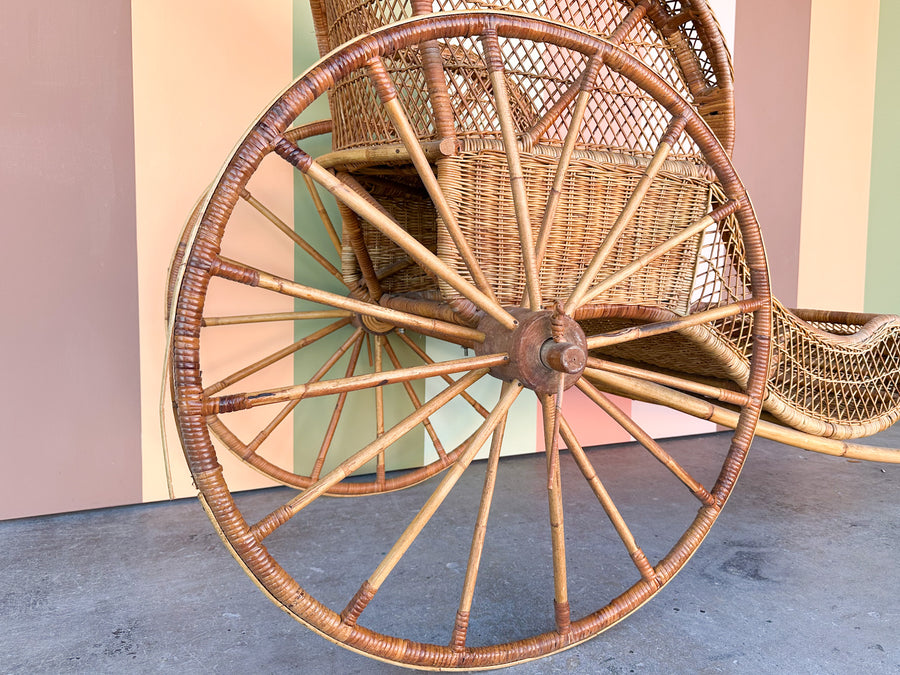 Santa's Rattan Sleigh