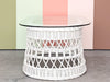 Braided Rattan Coffee Table