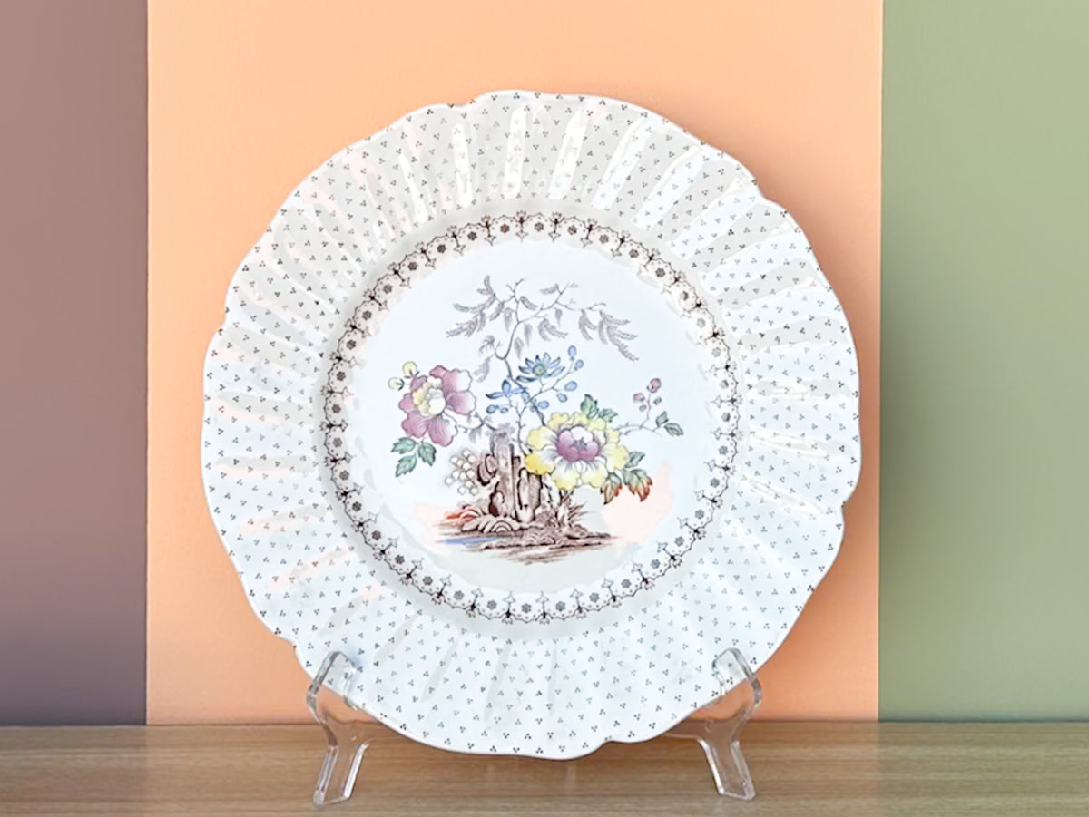 Set of Six Transferware Royal Doulton Dinner Plates