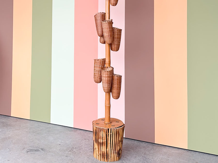 Unique Bamboo Plant Stand