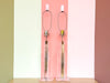 Pair of MCM Lucite Lamps