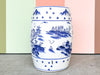 Kips Bay Show House Blue and White Pagoda Garden Seat