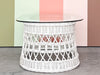 Braided Rattan Coffee Table