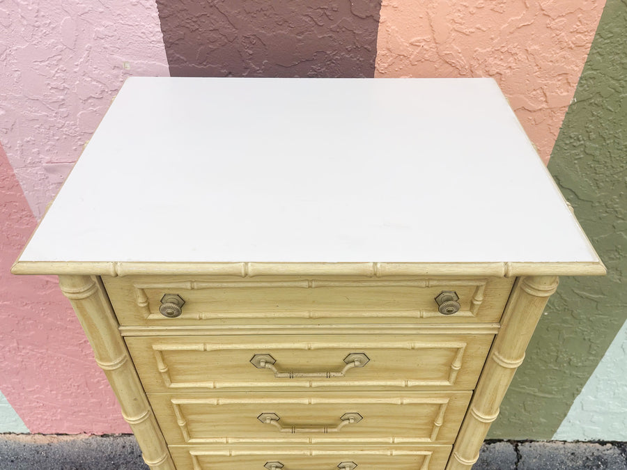 Thomasville Faux Bamboo Lingerie Chest