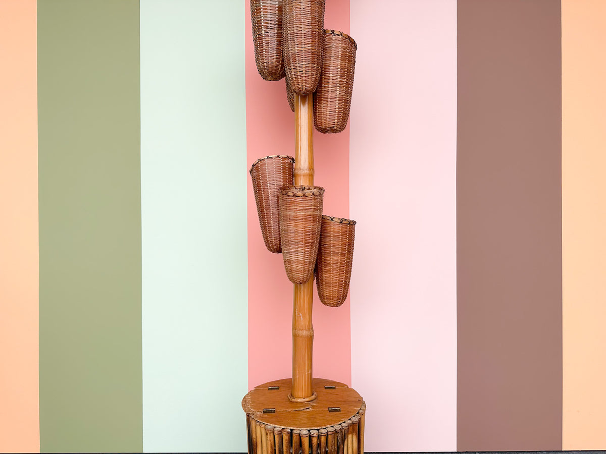 Unique Bamboo Plant Stand