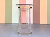 Charles Hollis Jones Style Lucite and Brass Console