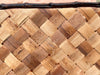 Woven and Bamboo Square  Mirror
