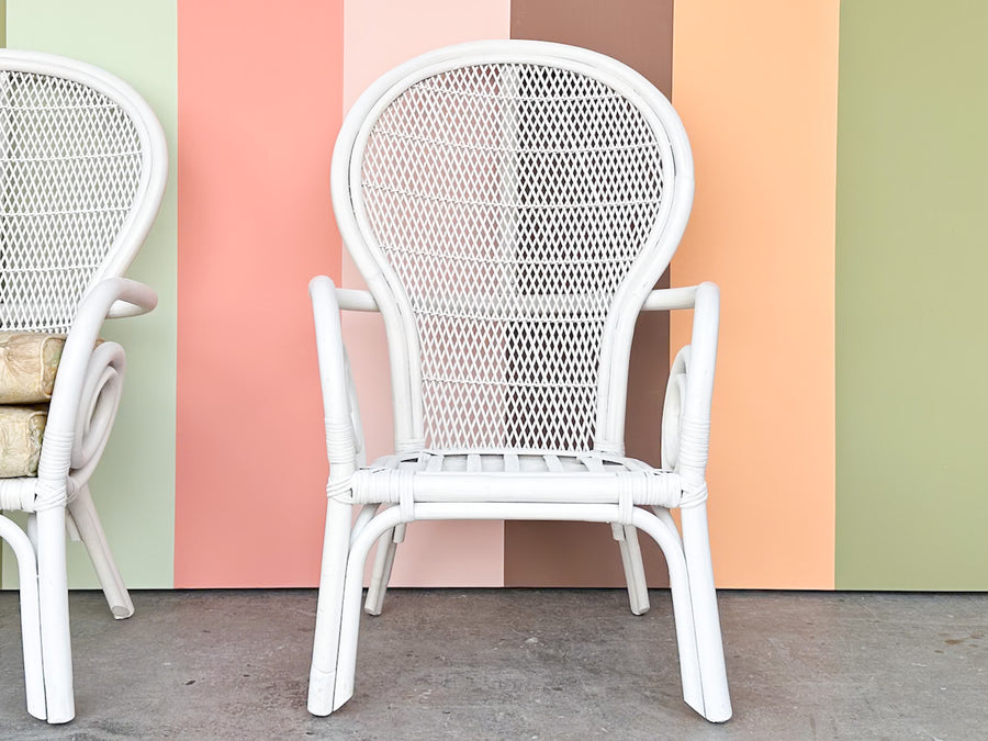 Pair of Whimsical Balloon Back Chairs