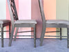 Set of Four Faux Bamboo Dining Chairs