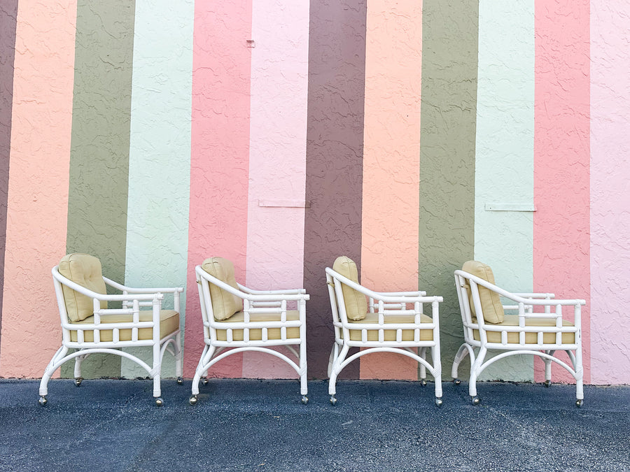 Old Florida Rattan Dining Set