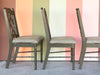 Set of Four Faux Bamboo Dining Chairs