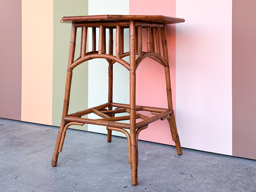 Chippendale Rattan Side Table