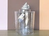 Cone and Coral Lucite Ice Bucket
