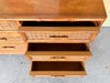 Island Style Faux Bamboo and Rattan Dresser