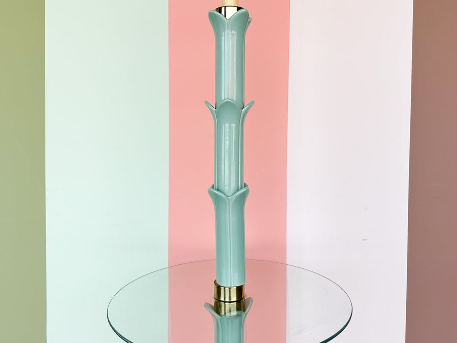 Seafoam Roche Style Floor Lamp