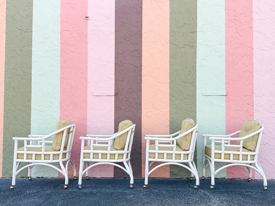 Old Florida Rattan Dining Set