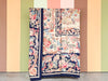 Amazing Granny Chic Navy Floral Needlepoint Rug
