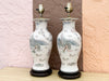 Pair of Ceramic Bird Lamps
