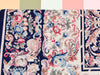 Amazing Granny Chic Navy Floral Needlepoint Rug