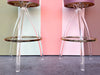 Pair of Lucite Bar Stools