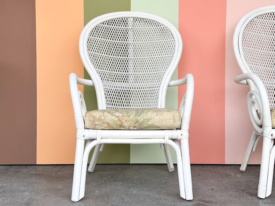 Pair of Whimsical Balloon Back Chairs