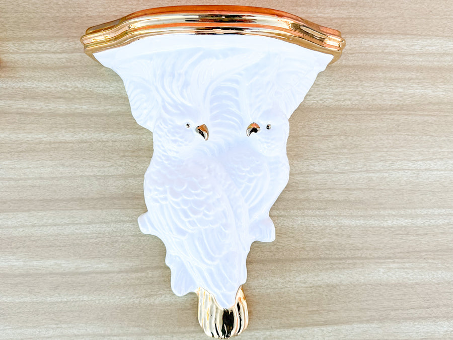 Pair of Cockatoo Wall Shelves