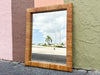 Rattan Wrapped Mirror