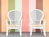 Pair of Whimsical Balloon Back Chairs