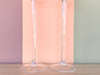 Pair of Tall Glass Votive Holders