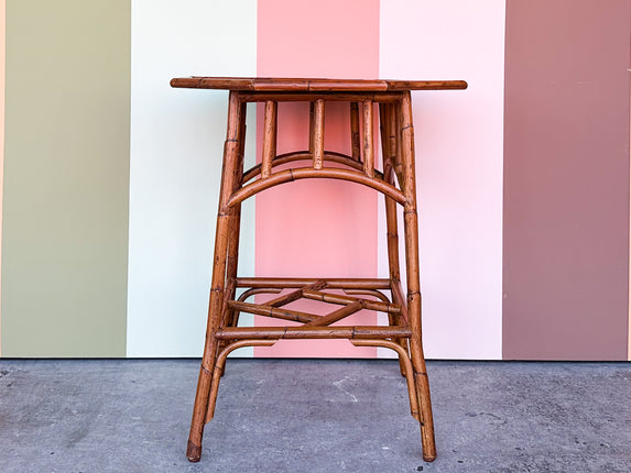 Chippendale Rattan Side Table