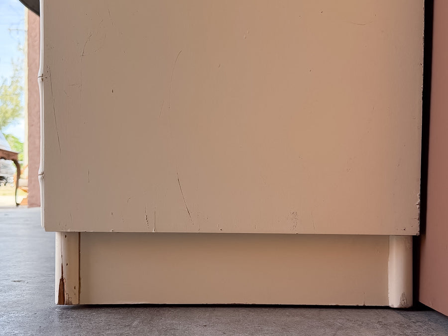 Faux Bamboo Omega Credenza