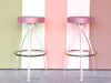 Pair of Lucite Bar Stools