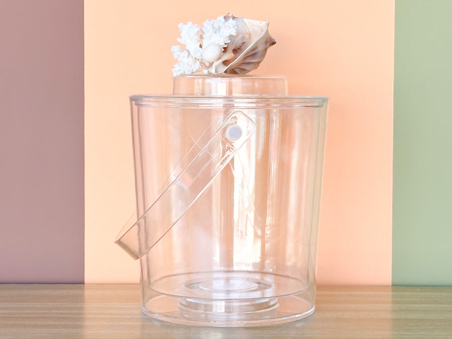 Lucite Shell Ice Bucket