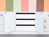 Faux Bamboo Omega Credenza