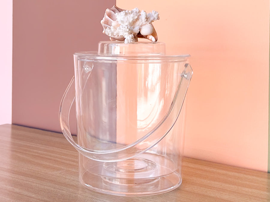 Lucite Shell Ice Bucket