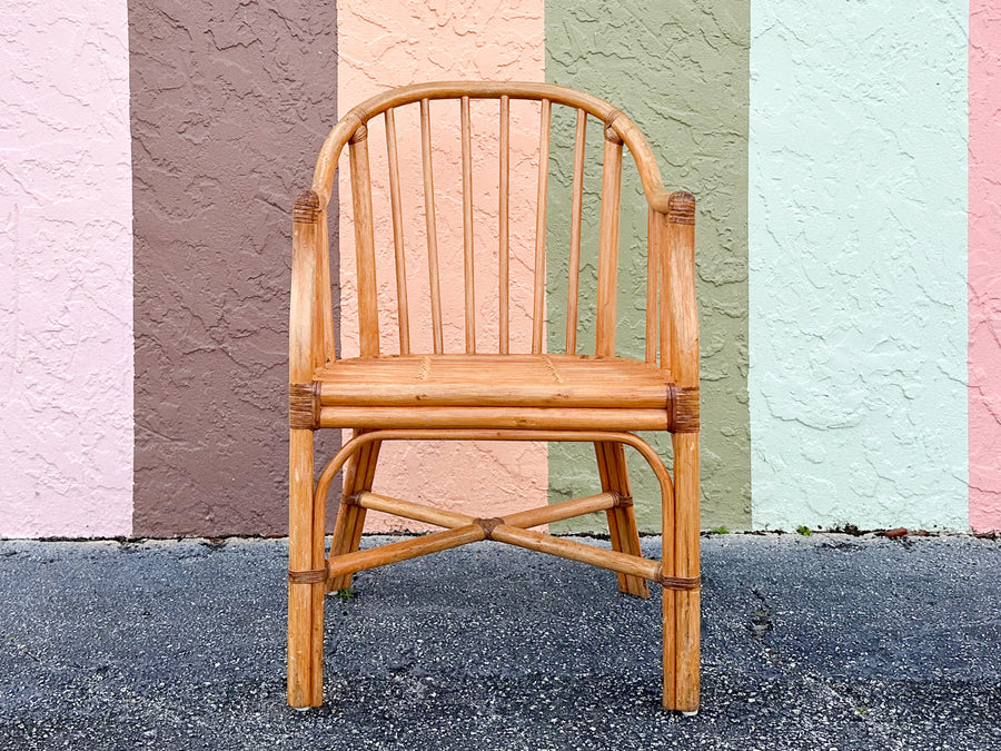 Coastal Rattan Barrel Chair