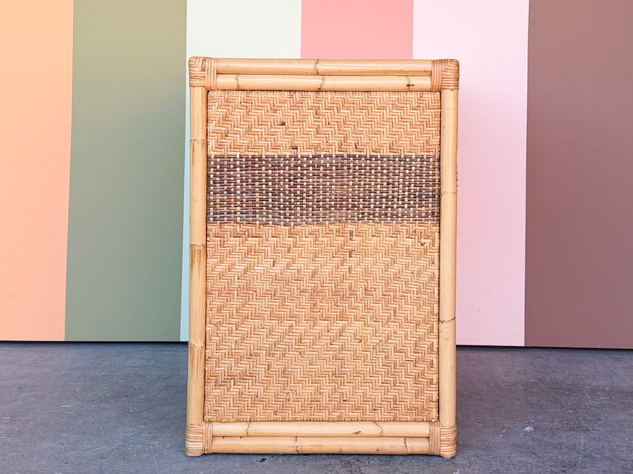 Woven Rattan Cabinet