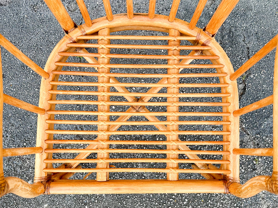 Coastal Rattan Barrel Chair