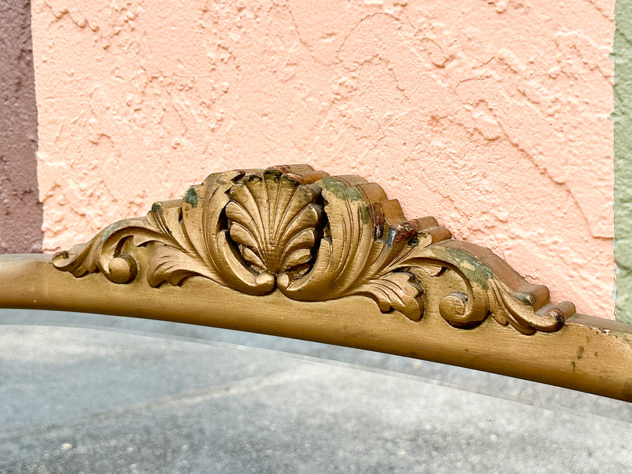 Regency Shell Motif Wood Mirror