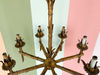 Regency Style Faux Bamboo Chandelier