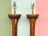 Pair of Island Style Rattan Lamps