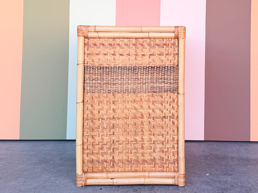 Woven Rattan Cabinet