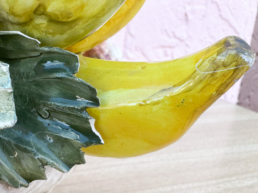 Italian Ceramic and Porcelain Fruit Topiary