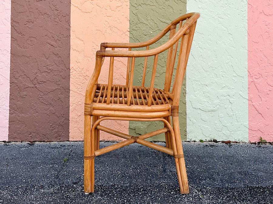 Coastal Rattan Barrel Chair