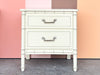 Pair of Faux Bamboo Nightstands