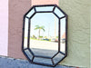 Faux Bamboo Octagon Mirror