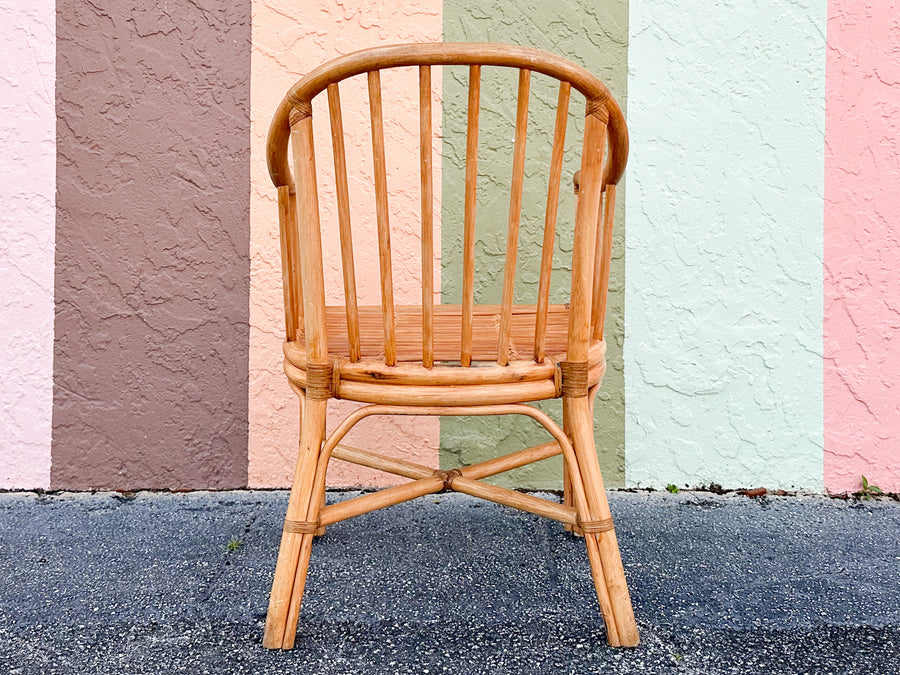 Coastal Rattan Barrel Chair